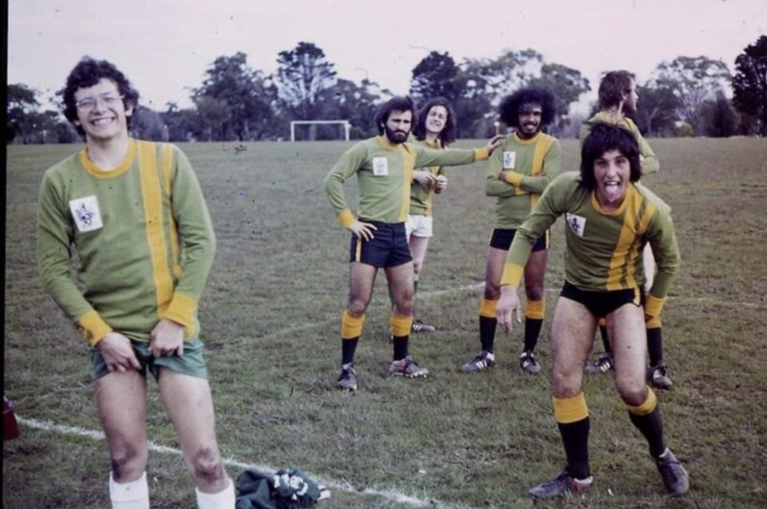 Swinburne Soccer Club players in the late 1970s