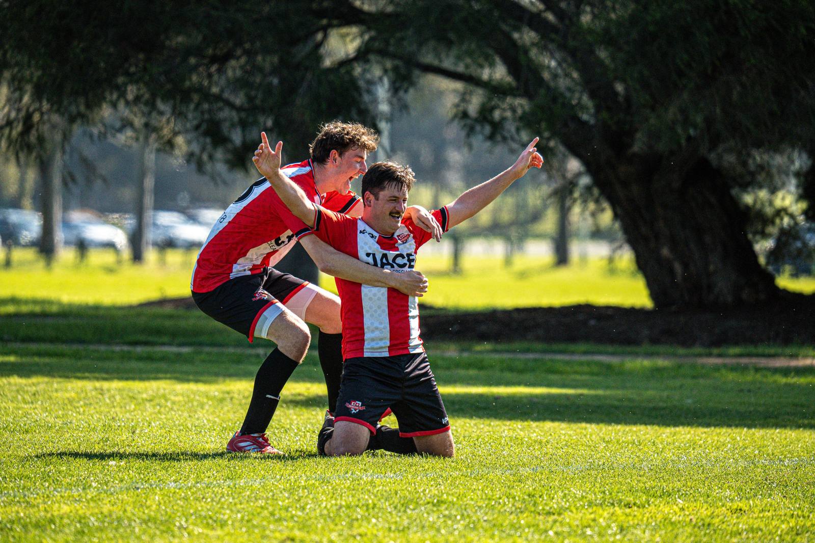 The Burners celebrate during the 2026 season